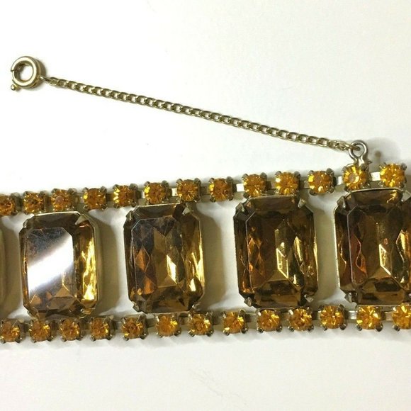 "ORIGINAL BY ROBERT" VINTAGE Hollywood Necklace and Bracelet Set - Picture 7 of 12